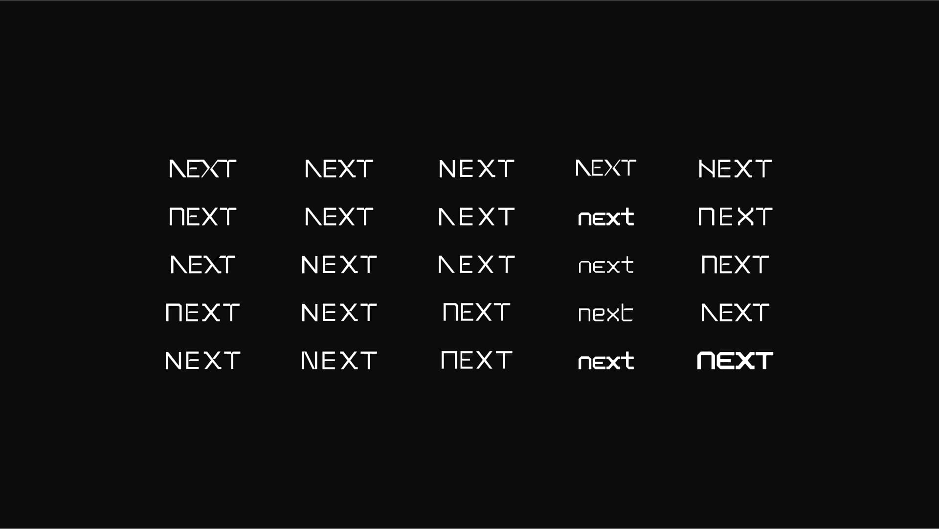 Next.js Logo Early Exploration